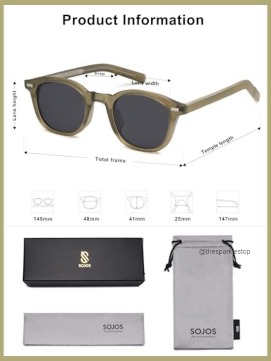 Retro Square Sunglasses UV400 Protection Unisex Vintage Shades main image 5